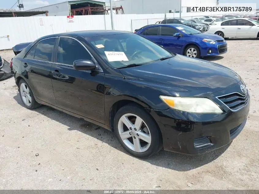 4T4BF3EKXBR175789 2011 Toyota Camry