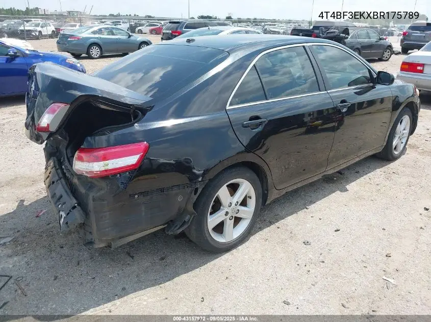 4T4BF3EKXBR175789 2011 Toyota Camry