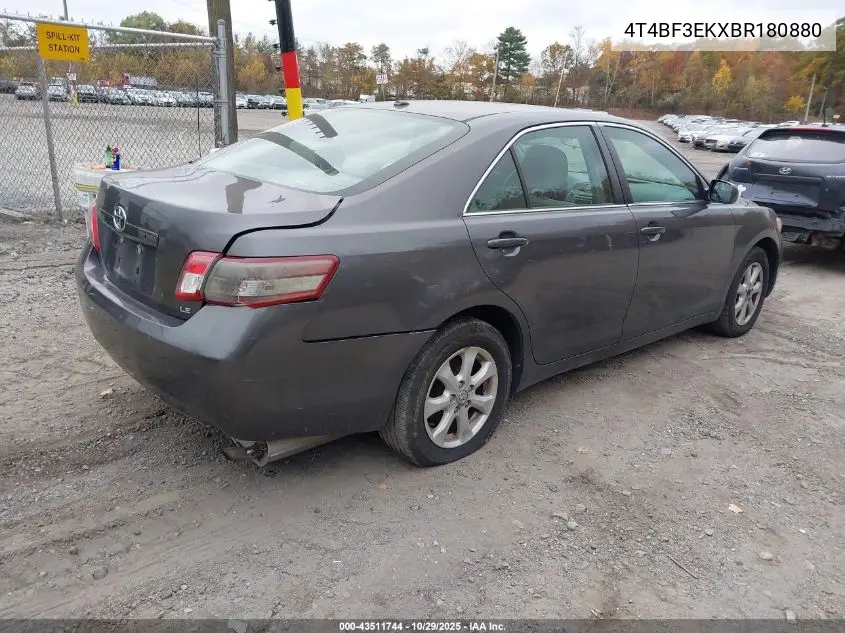 4T4BF3EKXBR180880 2011 Toyota Camry Le