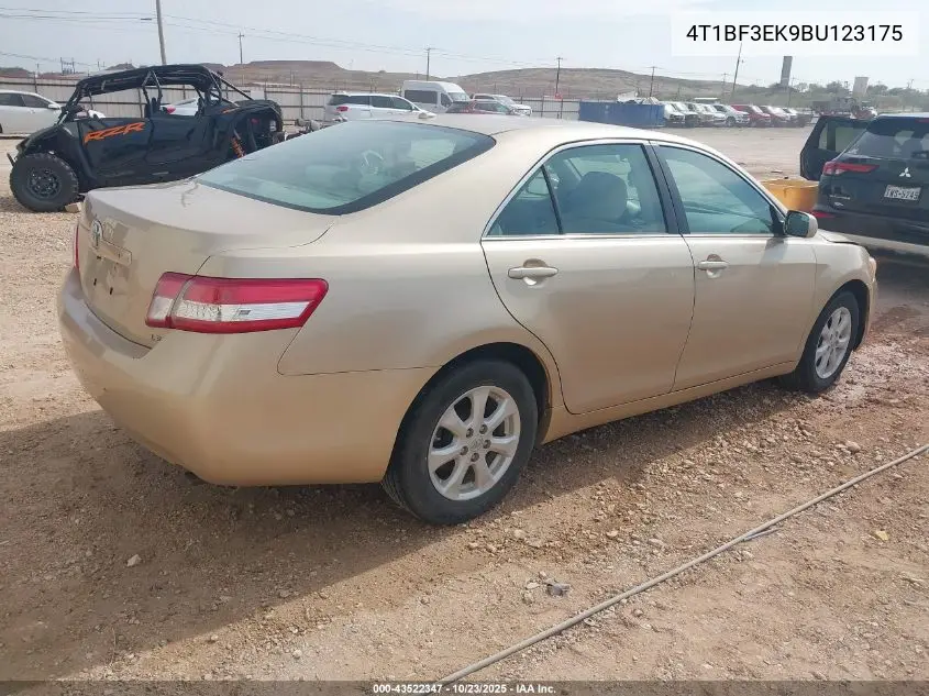 4T1BF3EK9BU123175 2011 Toyota Camry Le