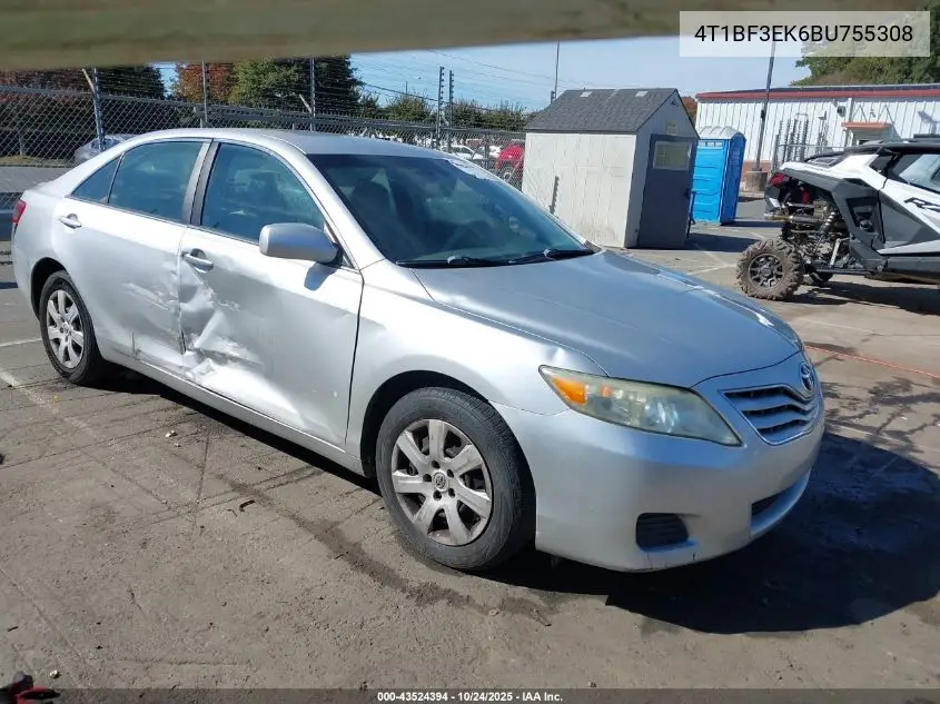 4T1BF3EK6BU755308 2011 Toyota Camry
