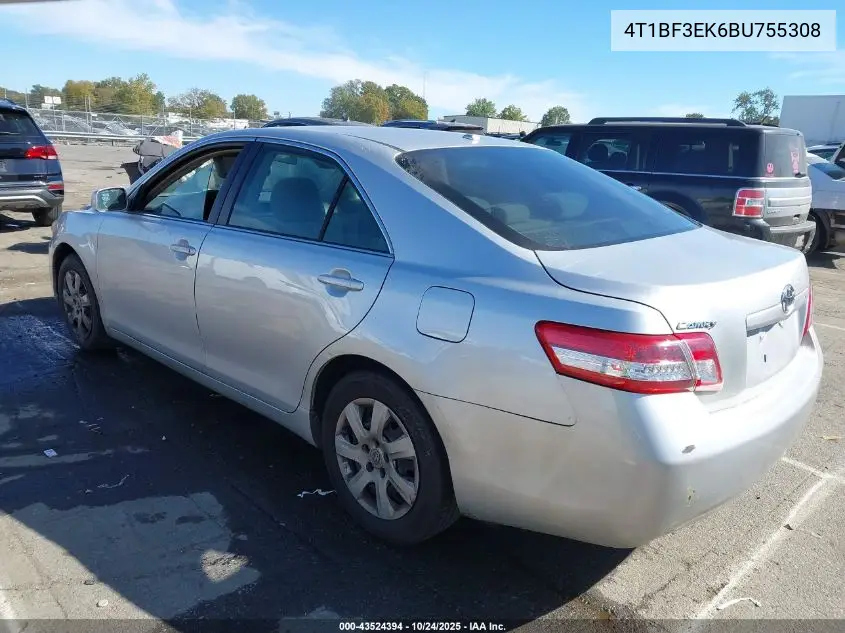 4T1BF3EK6BU755308 2011 Toyota Camry