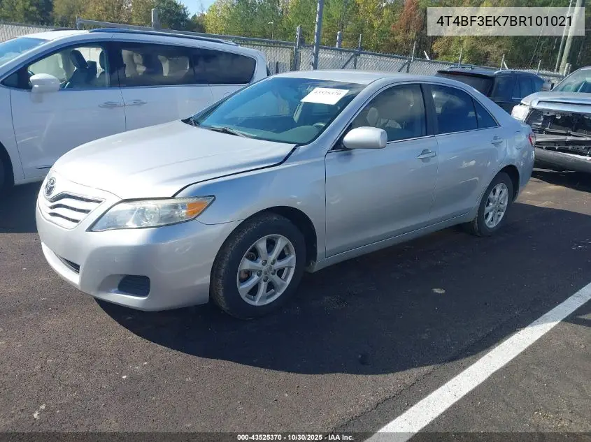 4T4BF3EK7BR101021 2011 Toyota Camry Le