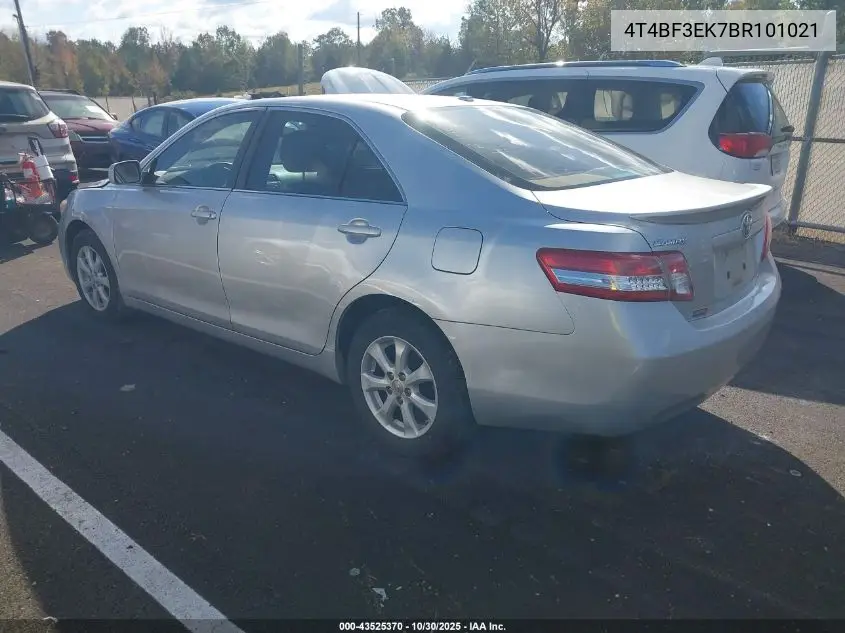 4T4BF3EK7BR101021 2011 Toyota Camry Le