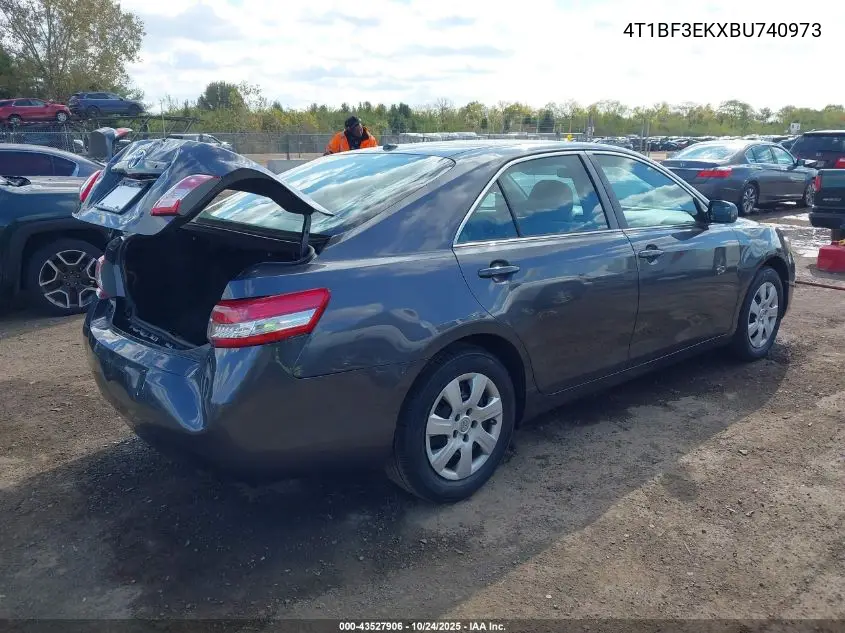 4T1BF3EKXBU740973 2011 Toyota Camry Le