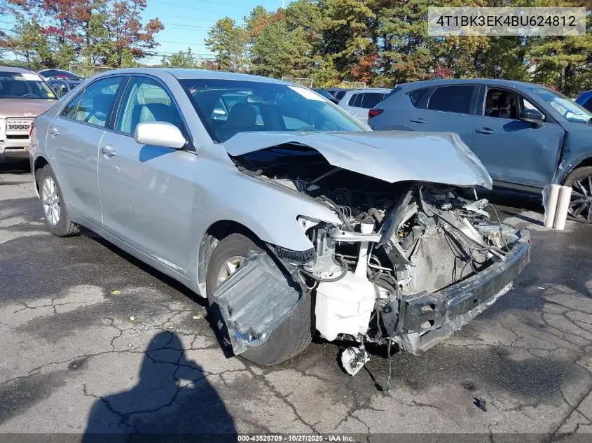 4T1BK3EK4BU624812 2011 Toyota Camry Xle V6