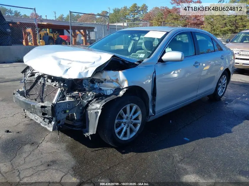 4T1BK3EK4BU624812 2011 Toyota Camry Xle V6