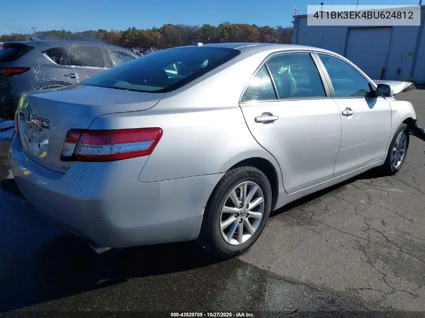 4T1BK3EK4BU624812 2011 Toyota Camry Xle V6