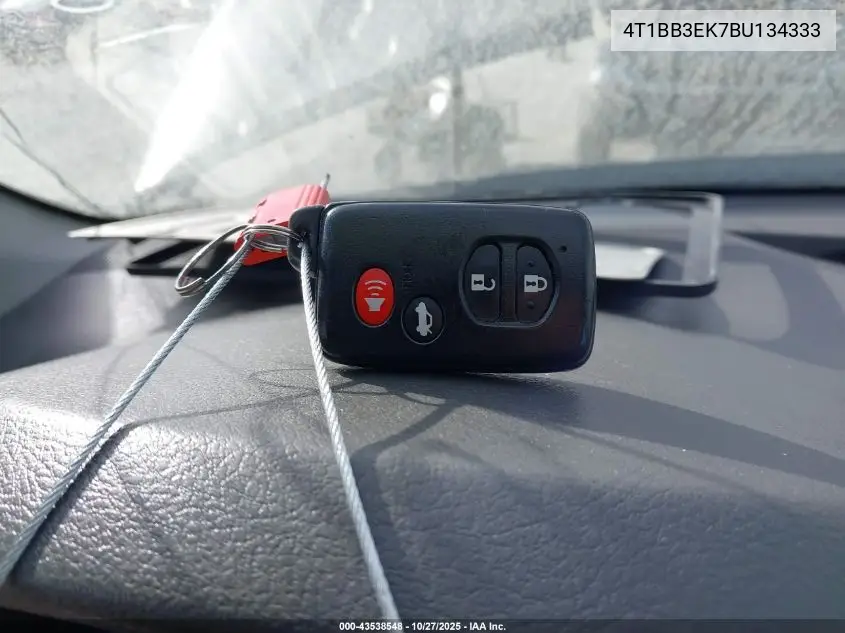 4T1BB3EK7BU134333 2011 Toyota Camry Hybrid