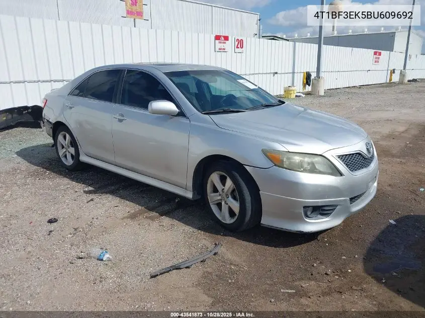 4T1BF3EK5BU609692 2011 Toyota Camry Se