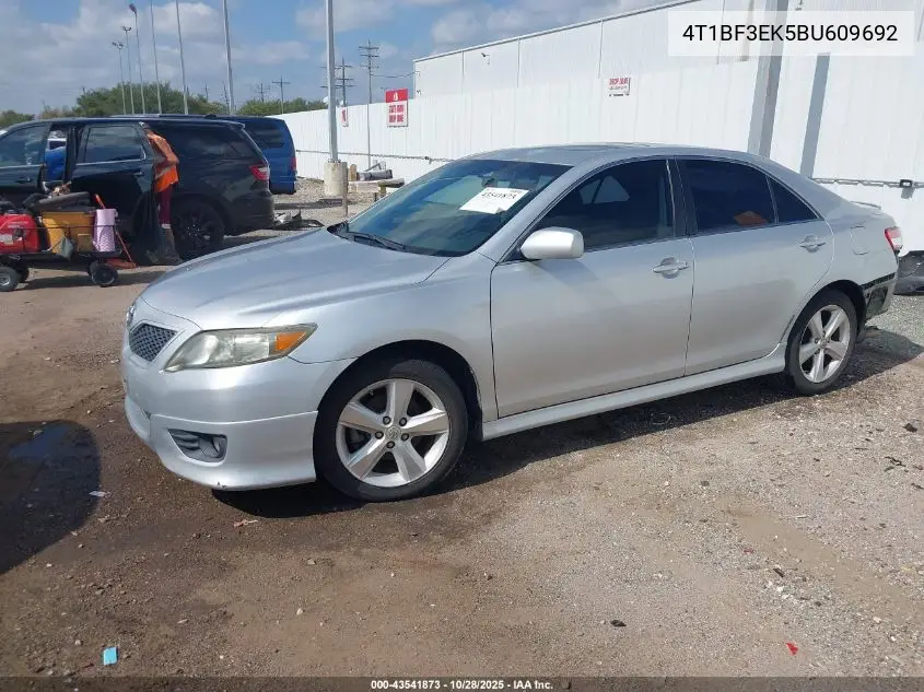 4T1BF3EK5BU609692 2011 Toyota Camry Se