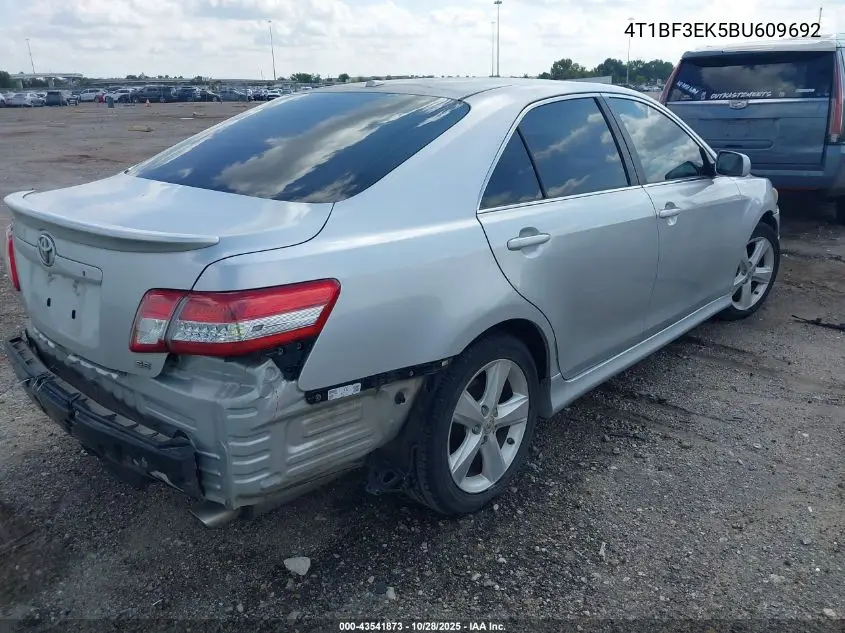 4T1BF3EK5BU609692 2011 Toyota Camry Se