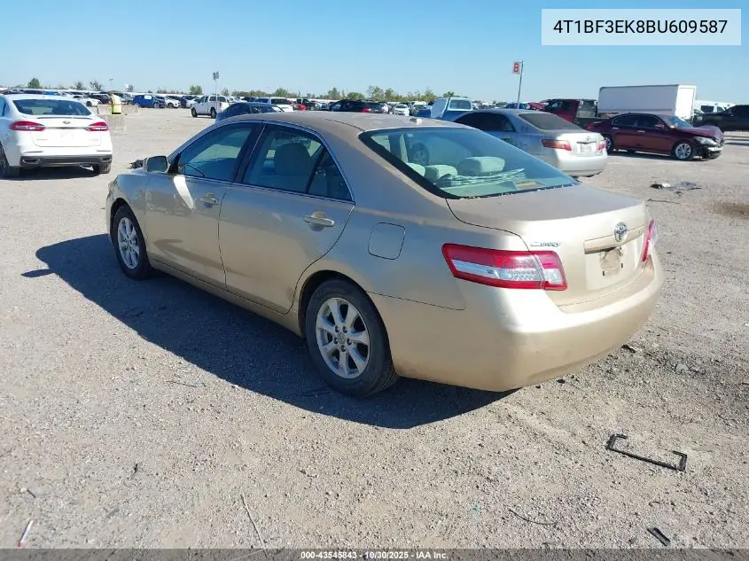 4T1BF3EK8BU609587 2011 Toyota Camry Le