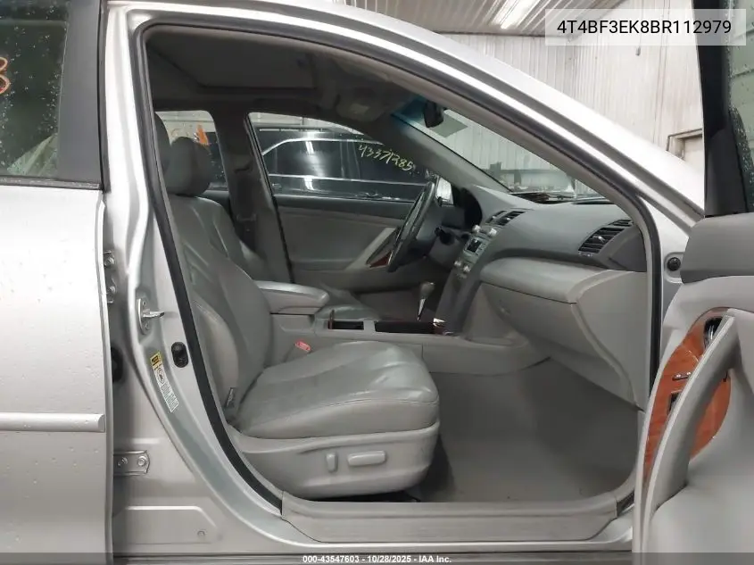 4T4BF3EK8BR112979 2011 Toyota Camry Xle