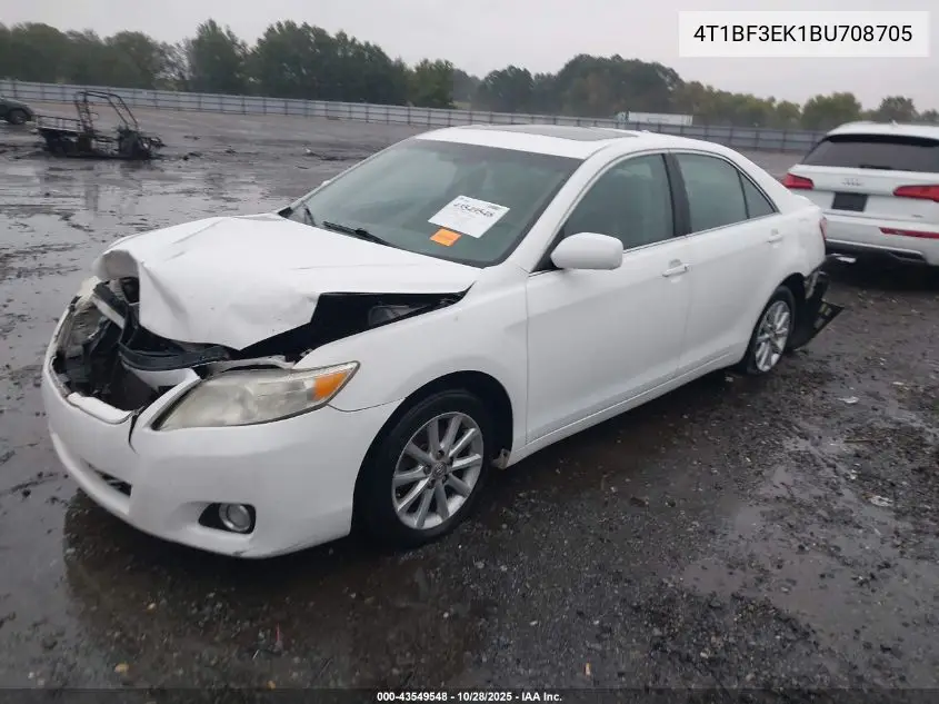4T1BF3EK1BU708705 2011 Toyota Camry Xle