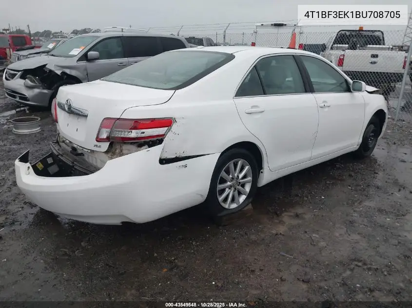 4T1BF3EK1BU708705 2011 Toyota Camry Xle