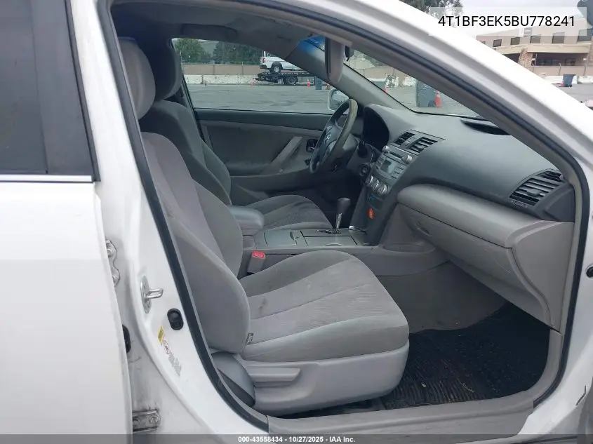 4T1BF3EK5BU778241 2011 Toyota Camry Le