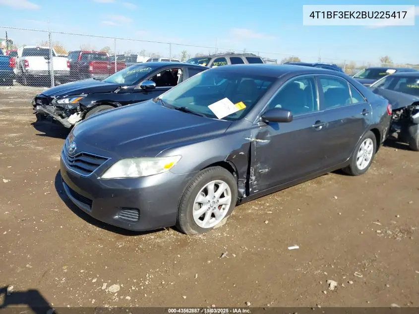 4T1BF3EK2BU225417 2011 Toyota Camry Le