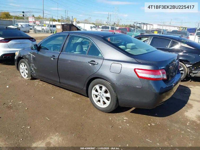 4T1BF3EK2BU225417 2011 Toyota Camry Le