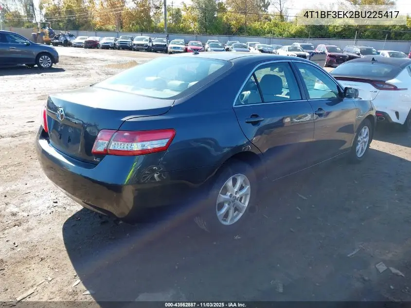 4T1BF3EK2BU225417 2011 Toyota Camry Le