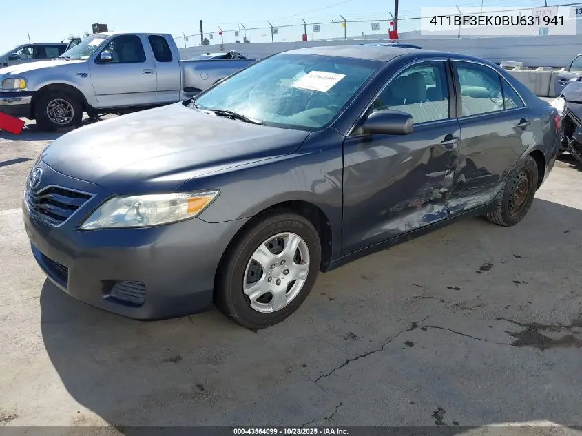 4T1BF3EK0BU631941 2011 Toyota Camry Le