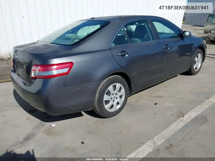 4T1BF3EK0BU631941 2011 Toyota Camry Le
