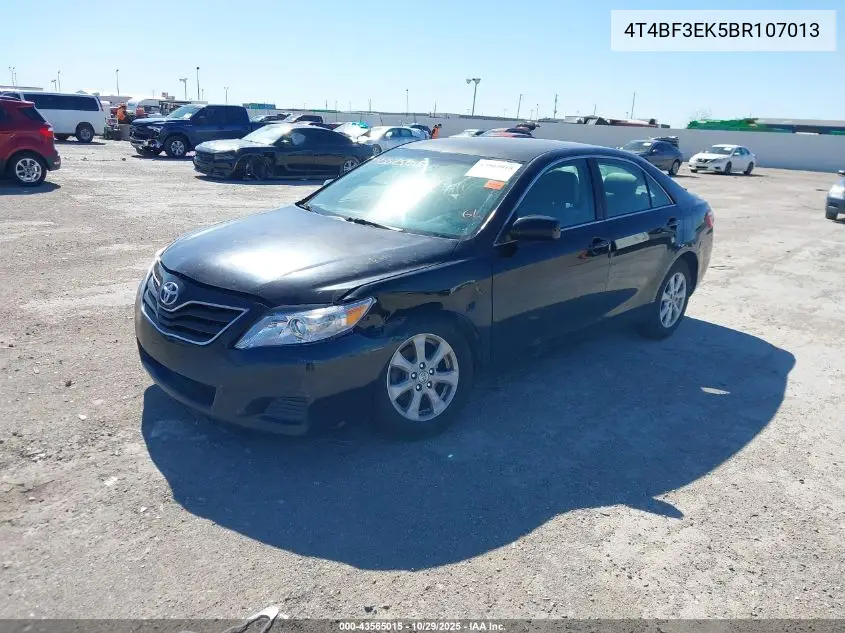 4T4BF3EK5BR107013 2011 Toyota Camry Le