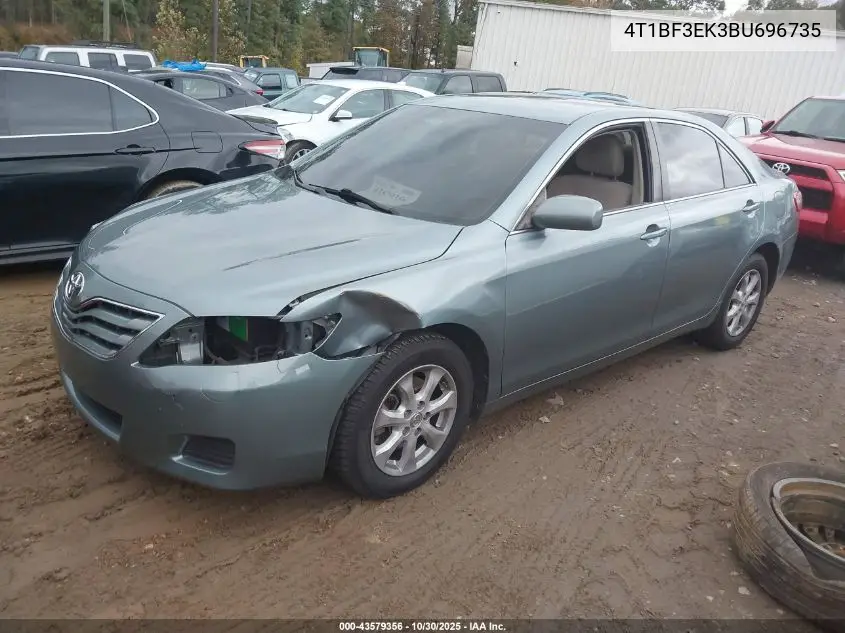 4T1BF3EK3BU696735 2011 Toyota Camry Le
