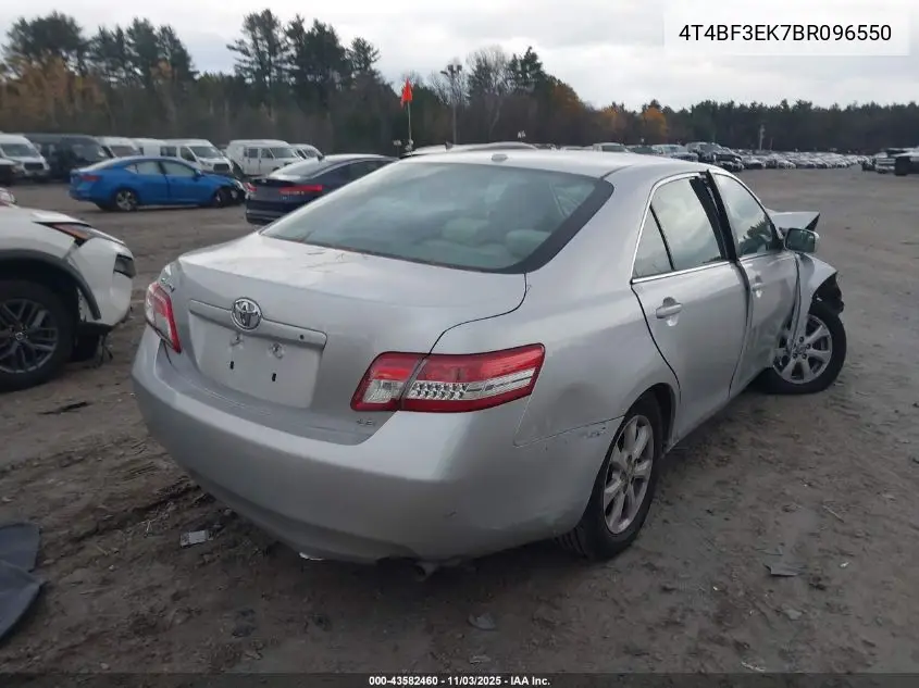 4T4BF3EK7BR096550 2011 Toyota Camry Le