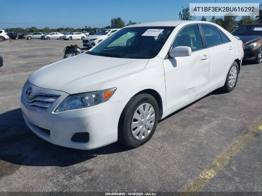 4T1BF3EK2BU616292 2011 Toyota Camry