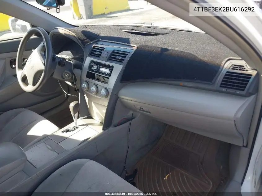 4T1BF3EK2BU616292 2011 Toyota Camry