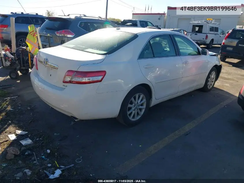 4T4BF3EK9BR199646 2011 Toyota Camry Xle