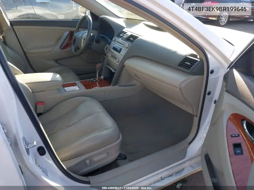 4T4BF3EK9BR199646 2011 Toyota Camry Xle