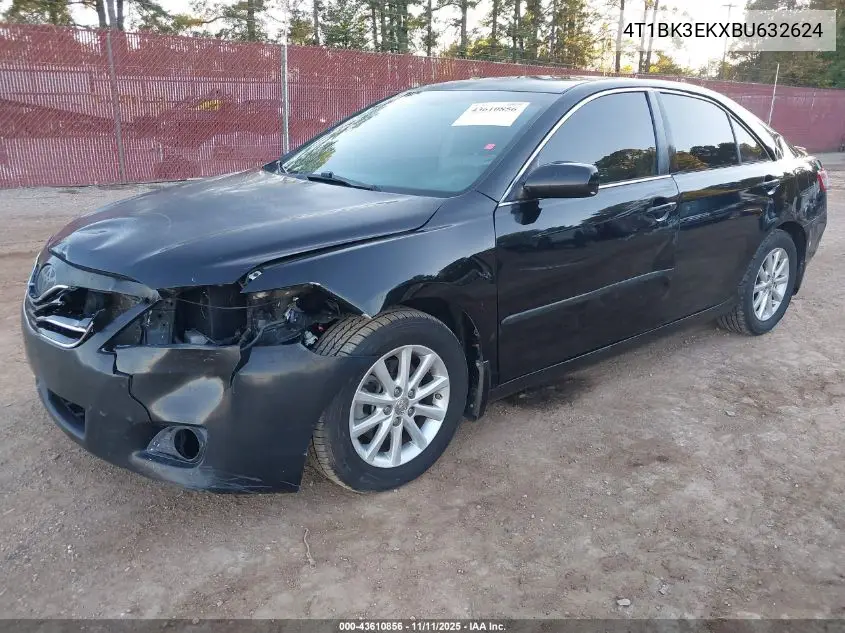 4T1BK3EKXBU632624 2011 Toyota Camry Xle V6