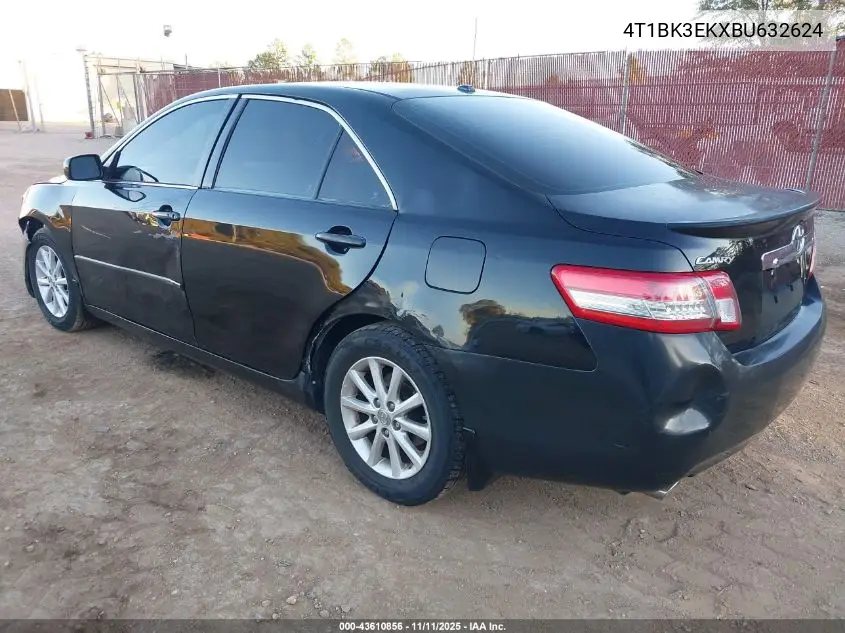 4T1BK3EKXBU632624 2011 Toyota Camry Xle V6