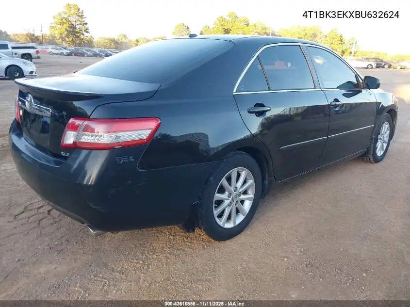 4T1BK3EKXBU632624 2011 Toyota Camry Xle V6