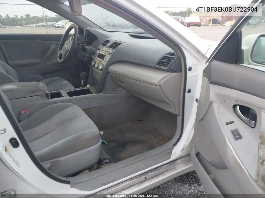 4T1BF3EK0BU722904 2011 Toyota Camry Le