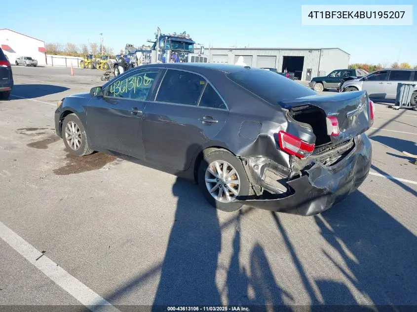 4T1BF3EK4BU195207 2011 Toyota Camry Xle
