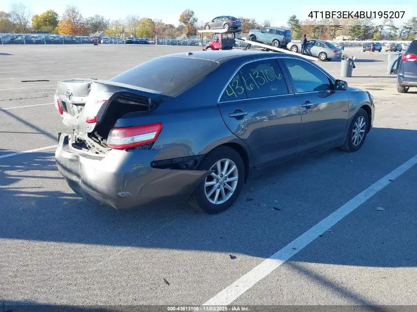 4T1BF3EK4BU195207 2011 Toyota Camry Xle