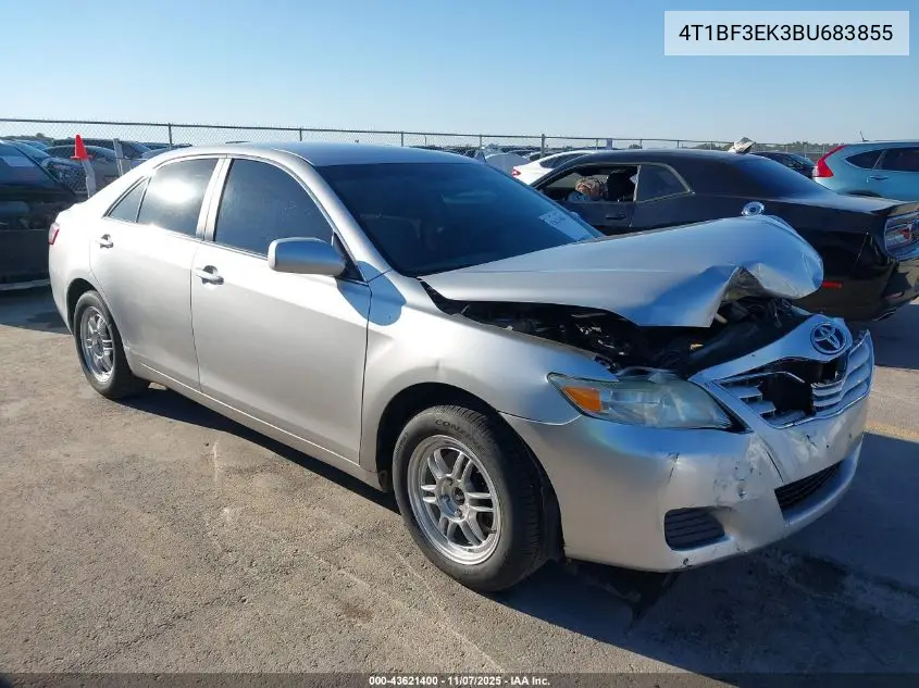 4T1BF3EK3BU683855 2011 Toyota Camry Le