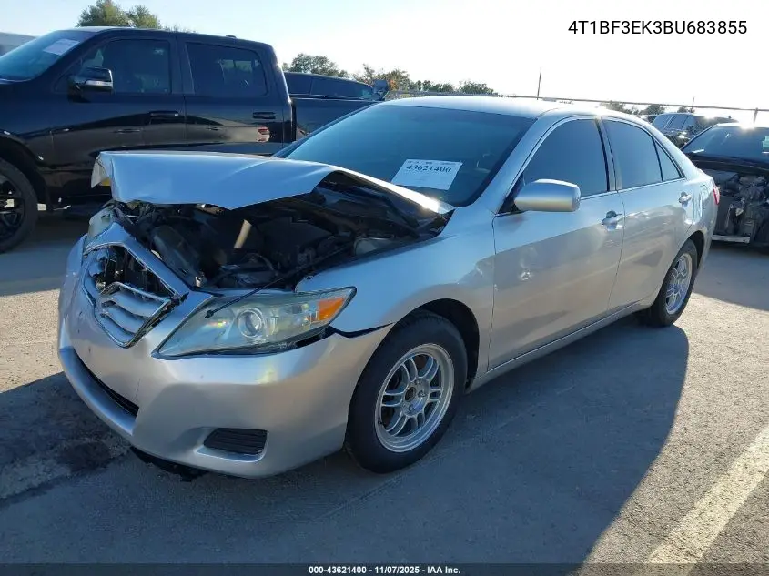 4T1BF3EK3BU683855 2011 Toyota Camry Le