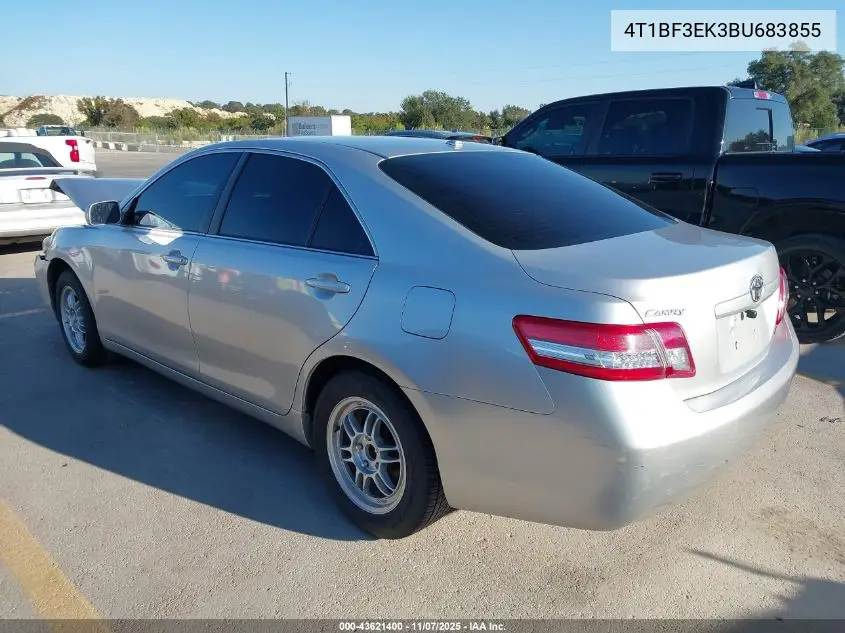4T1BF3EK3BU683855 2011 Toyota Camry Le
