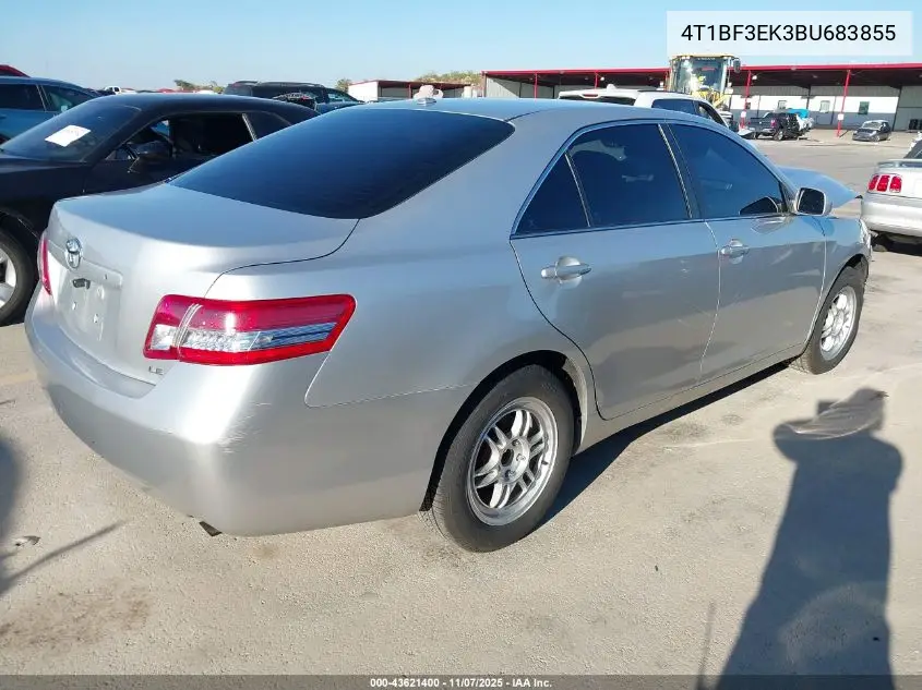 4T1BF3EK3BU683855 2011 Toyota Camry Le