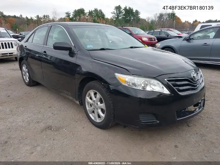 4T4BF3EK7BR180139 2011 Toyota Camry Le