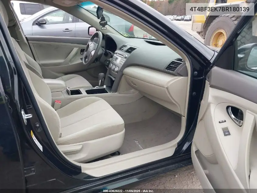 4T4BF3EK7BR180139 2011 Toyota Camry Le