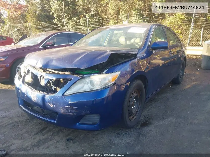 4T1BF3EK2BU744824 2011 Toyota Camry Le