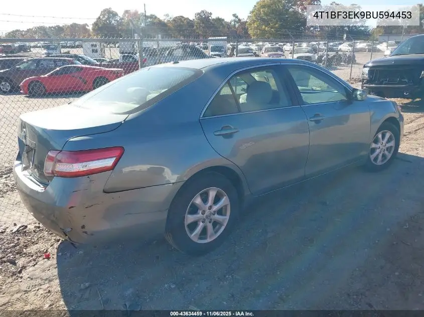 4T1BF3EK9BU594453 2011 Toyota Camry Le