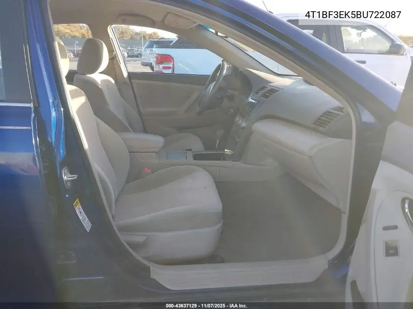 4T1BF3EK5BU722087 2011 Toyota Camry Le