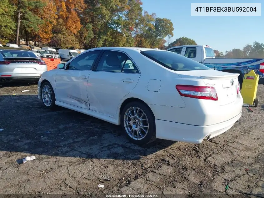 4T1BF3EK3BU592004 2011 Toyota Camry Le