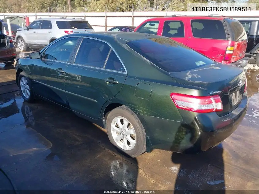 4T1BF3EK5BU589511 2011 Toyota Camry Le